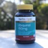 "Front label of Herbs of Gold Ubiquinol 150mg 30 capsules – antioxidant and heart health supplement Ubiquinol 150mg Heart Health 30 Capsules available at https://doitfitness.com.au/ "